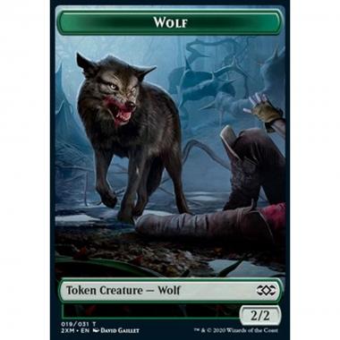 Wolf Token (Black and Green 2/2) - Wolf Token (Black and Green 2/2) - [X2XM] [NM]