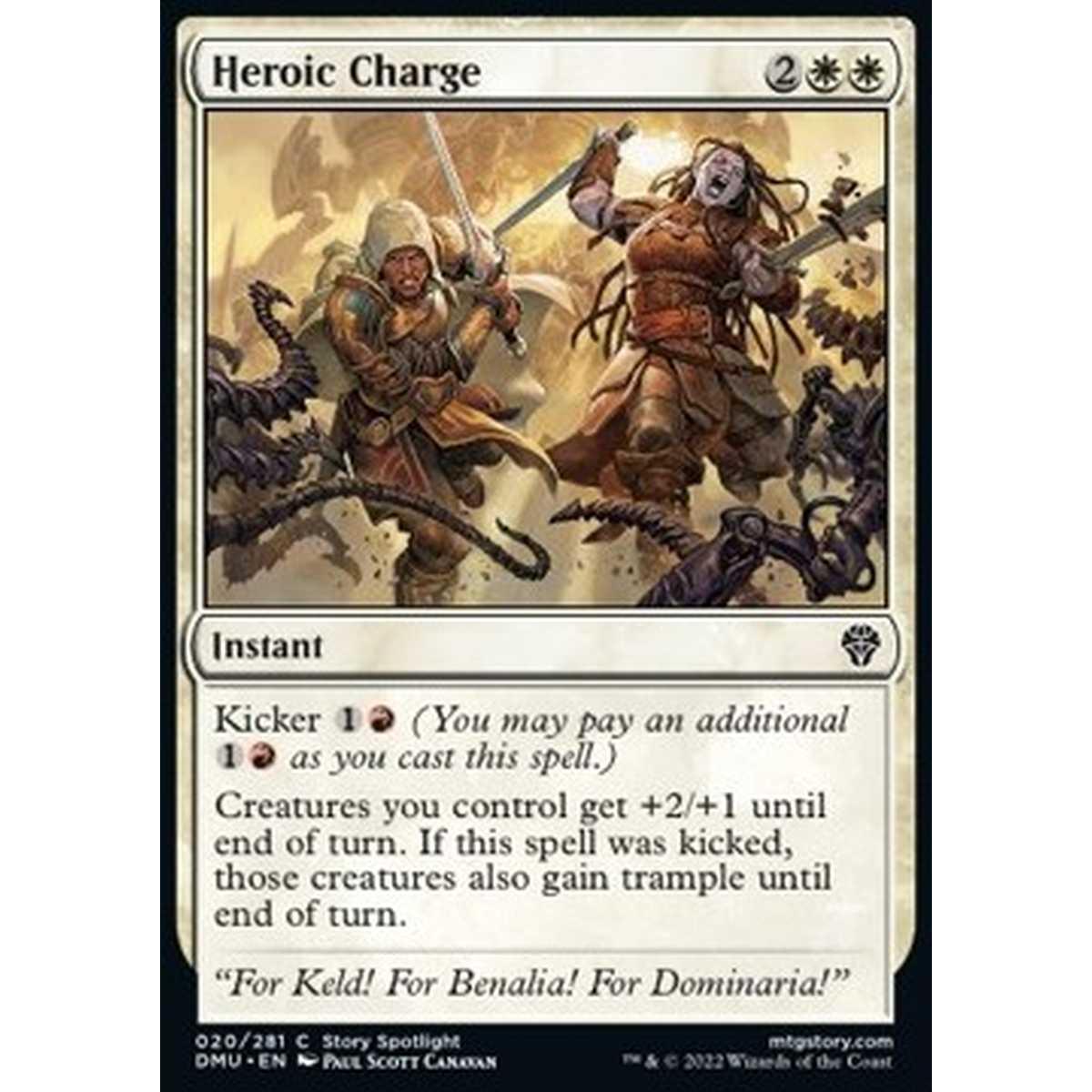 Heroic Charge - Heroic Charge - [DMU] [NM] [Foil]