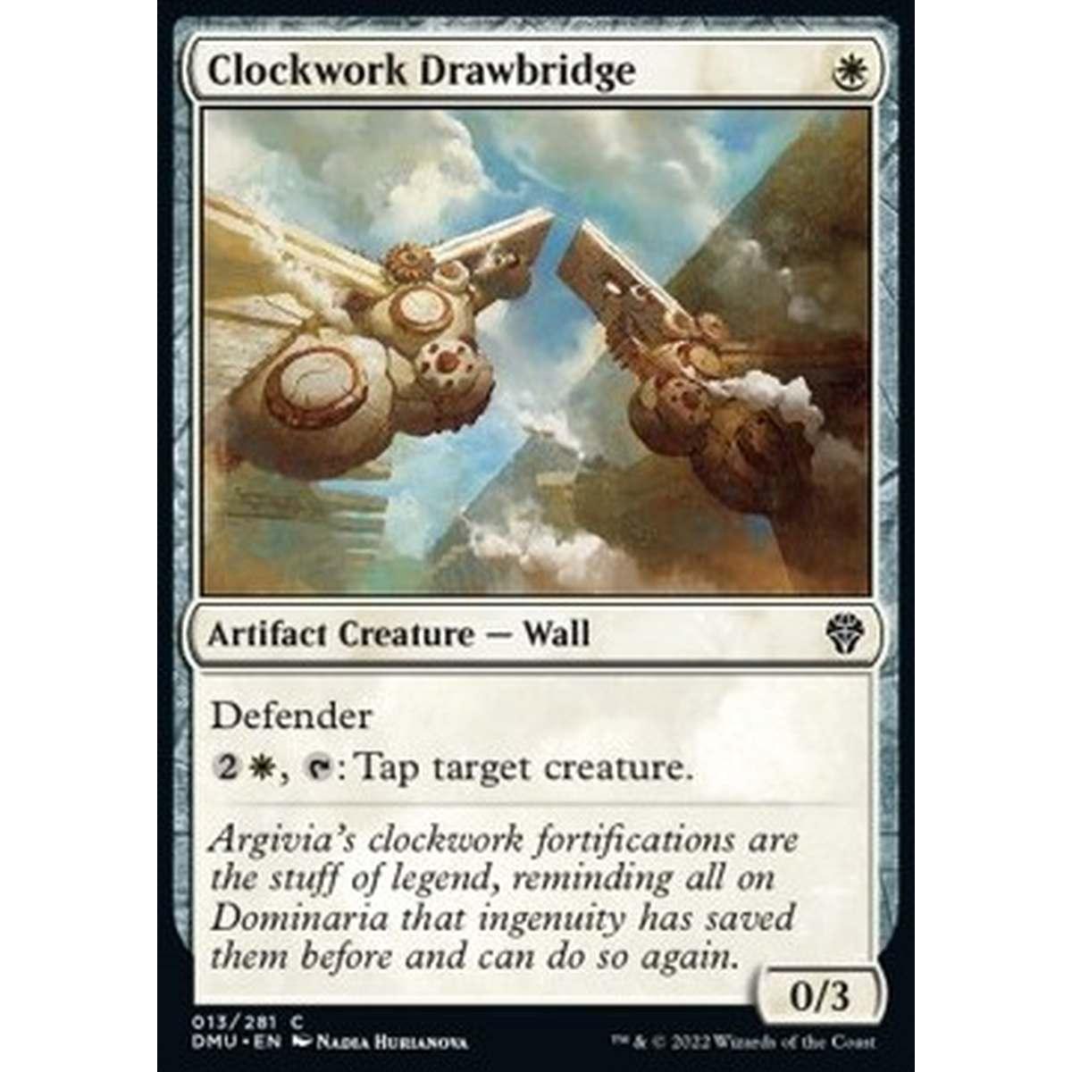 Clockwork Drawbridge - Clockwork Drawbridge - [DMU] [NM] [Foil]
