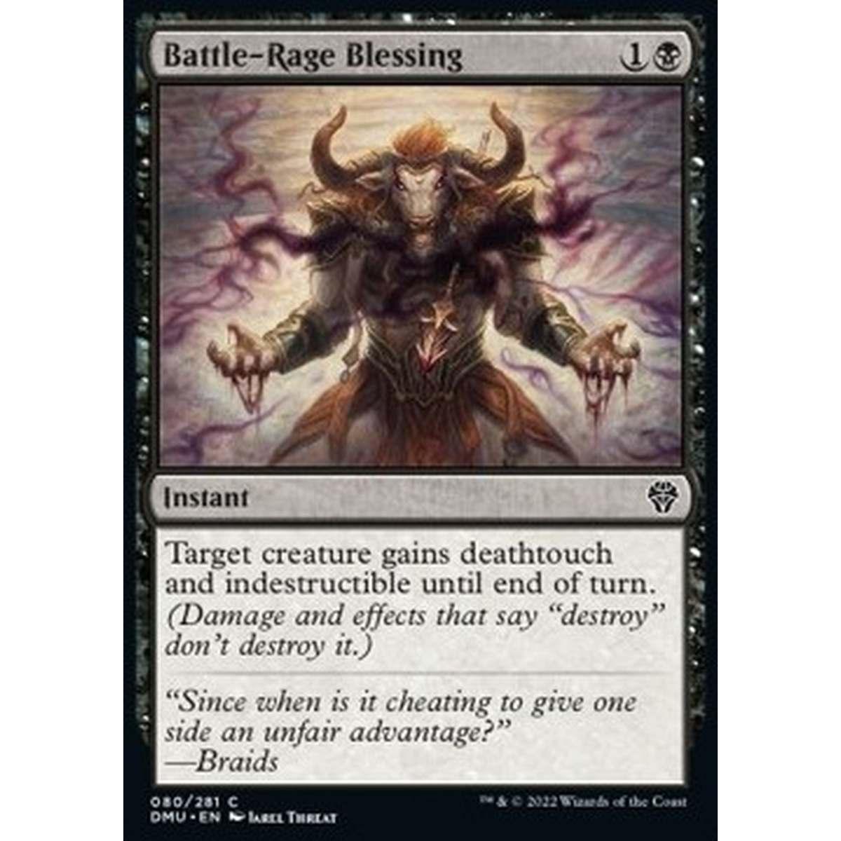 Battle-Rage Blessing - Battle-Rage Blessing - [DMU] [NM] [Foil]
