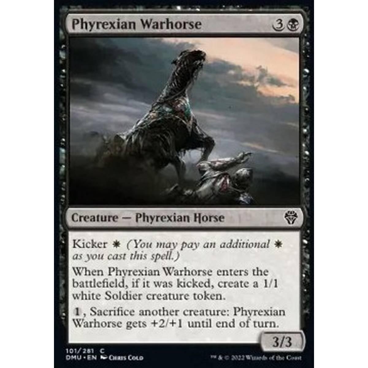 Phyrexian Warhorse - Phyrexian Warhorse - [DMU] [NM] [Foil]