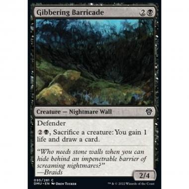 Gibbering Barricade - Gibbering Barricade - [DMU] [NM] [Foil]