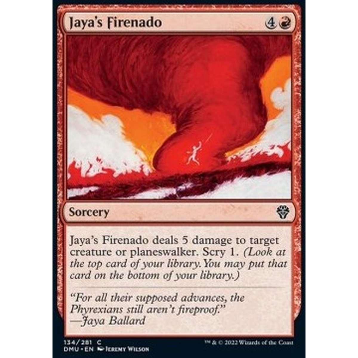 Jaya's Firenado - Jaya's Firenado - [DMU] [NM] [Foil]