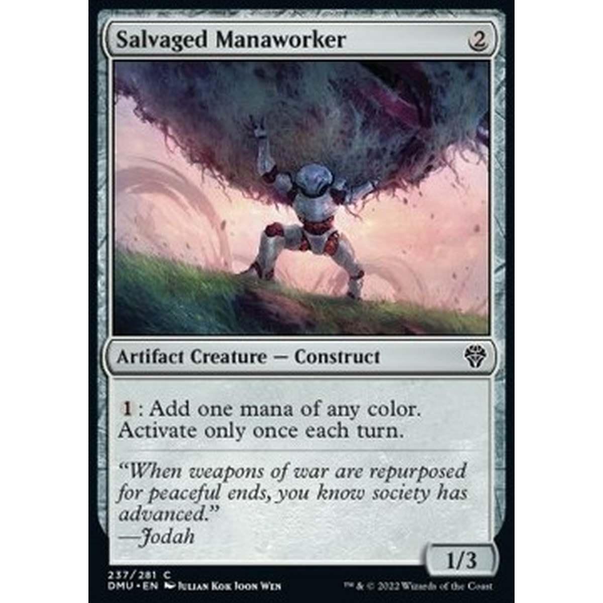 Salvaged Manaworker - Salvaged Manaworker - [DMU] [NM] [Foil]