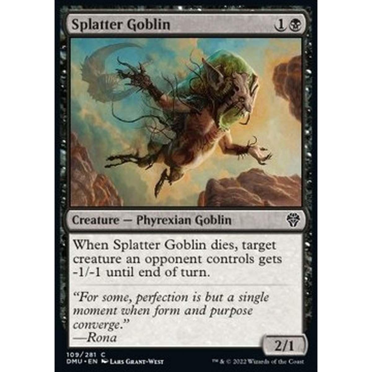 Splatter Goblin - Goblin da Sfracello - [DMU] [NM] [Foil]