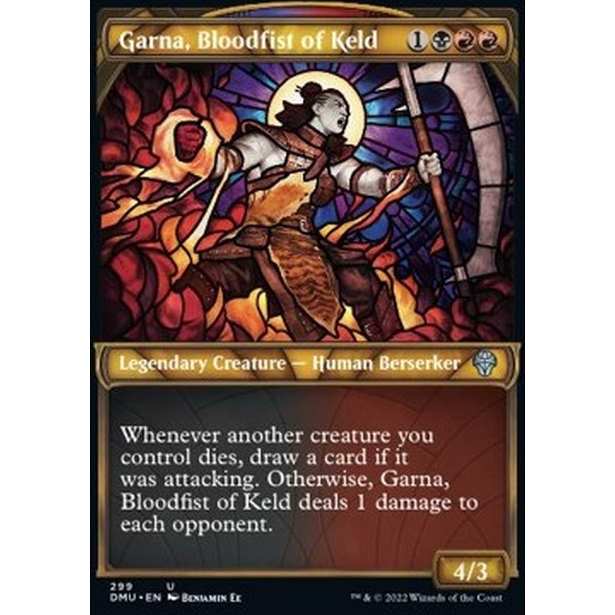 Garna, Bloodfist of Keld (V.1) - Garna, Bloodfist of Keld (V.1) - [XDMU] [NM]