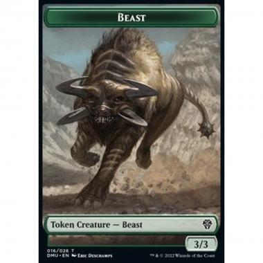 Beast Token (Green 3/3) - Beast Token (Green 3/3) - [XDMU] [NM]
