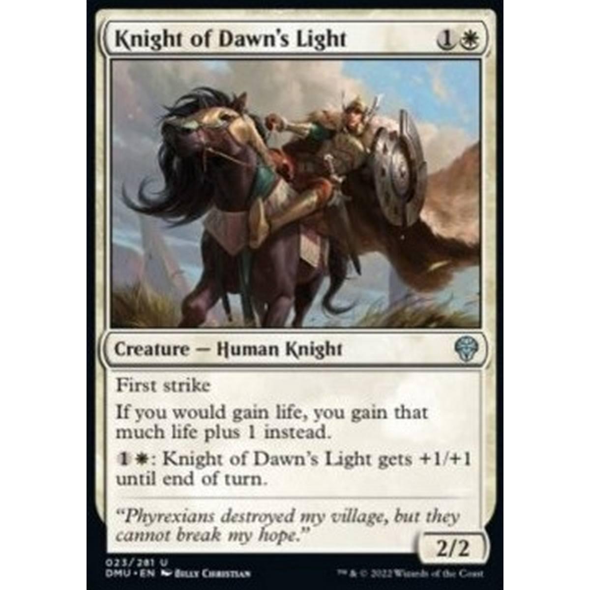 Knight of Dawn's Light - Cavaliera di Luce dell'Aurora - [DMU] [NM]