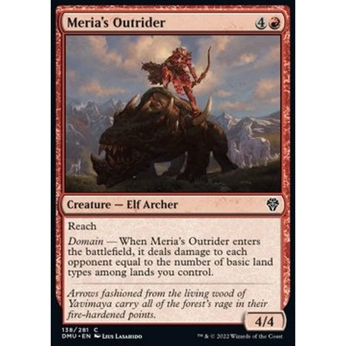 Meria's Outrider - Apripista di Meria - [DMU] [NM]