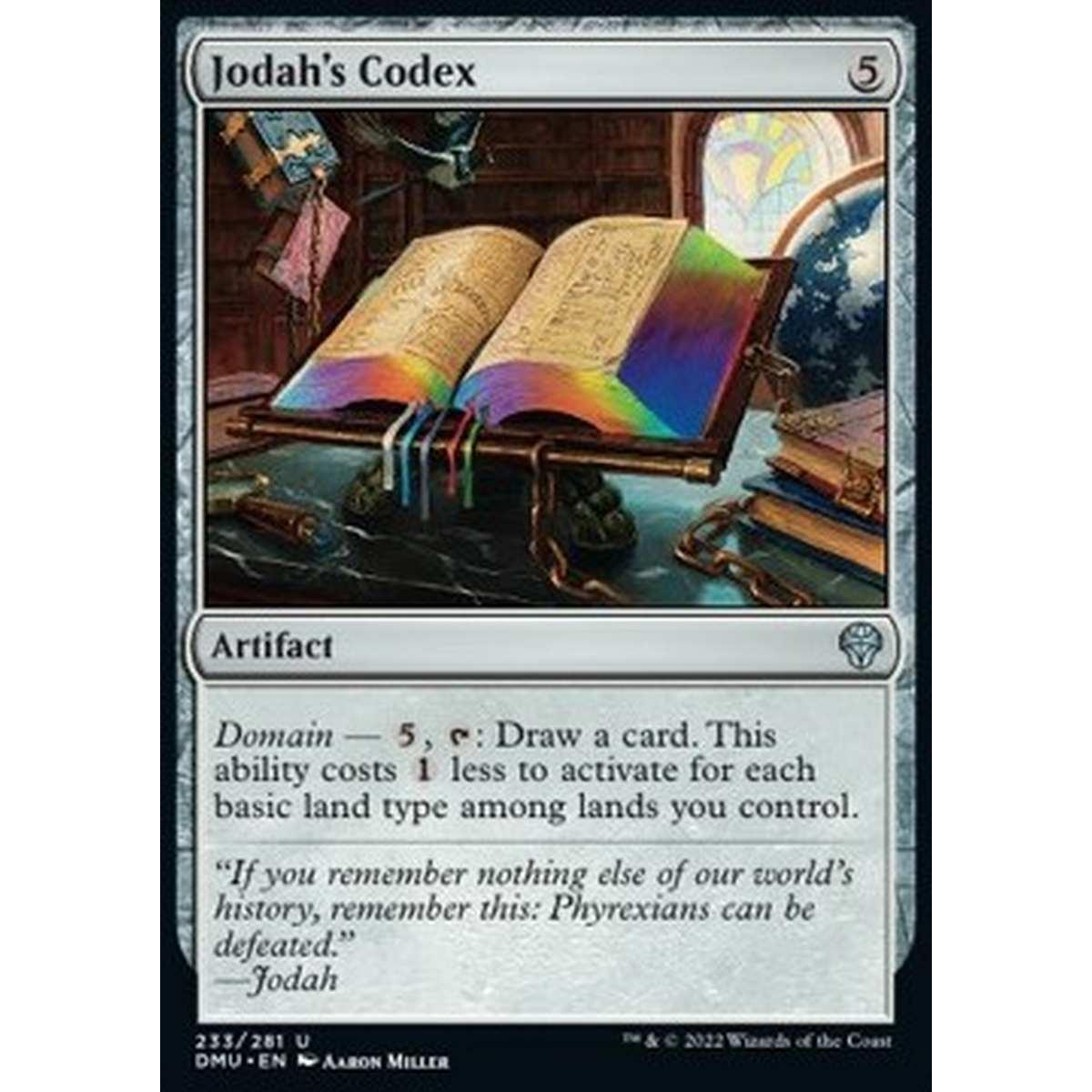 Jodah's Codex - Jodah's Codex - [DMU] [NM]