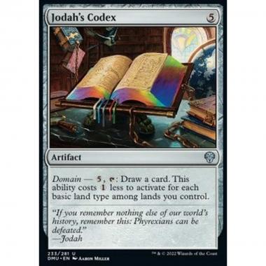 Jodah's Codex - Jodah's Codex - [DMU] [NM]