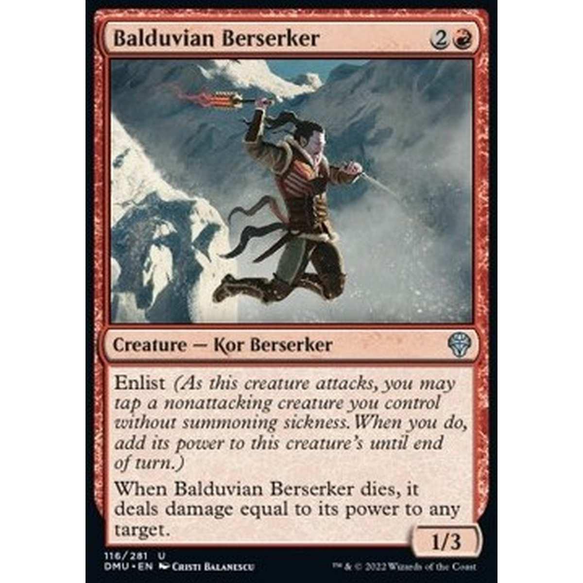 Balduvian Berserker - Balduvian Berserker - [DMU] [NM]