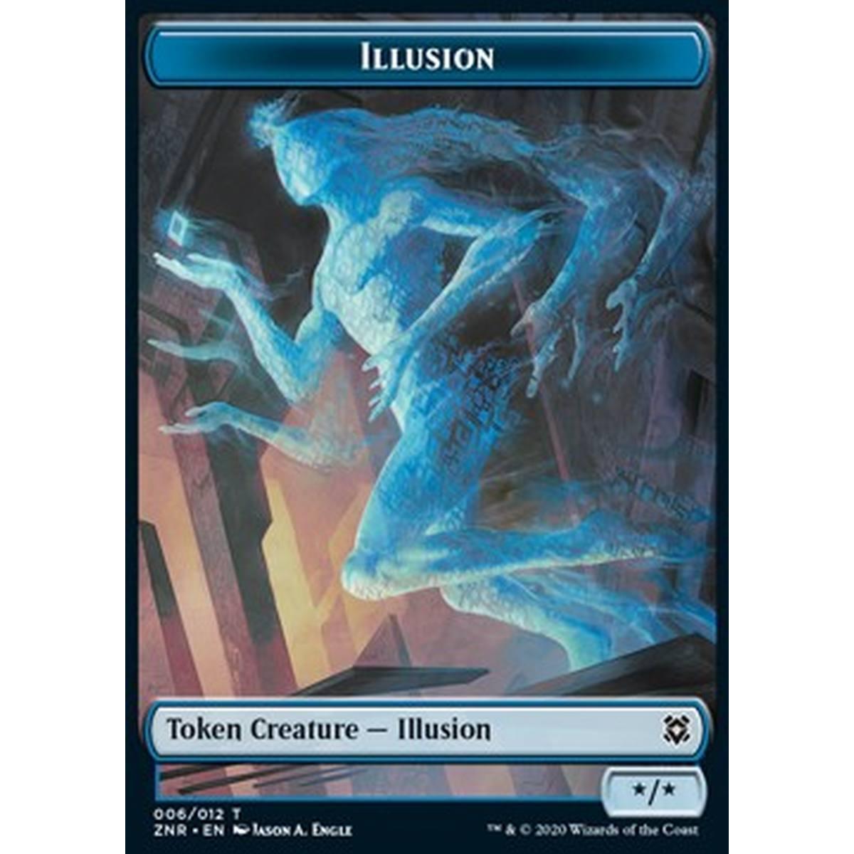 Illusion Token (Blue */*) - Illusion Token (Blue */*) - [XZNR] [NM]