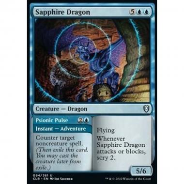 Sapphire Dragon // Psionic Pulse - Drago di Zaffiro // Impulso Psionico - [CLB] [NM]