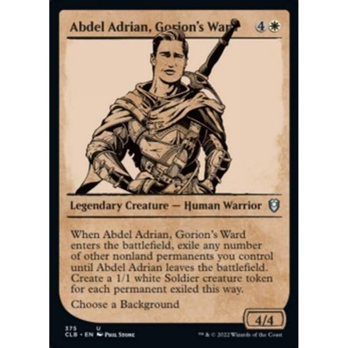 Abdel Adrian, Gorion's Ward (V.2) - Abdel Adrian, Protetto di Gorion (V.2) - [XCLB] [NM]