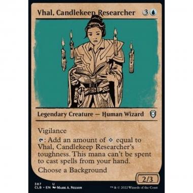 Vhal, Candlekeep Researcher (V.2) - Vhal, Ricercatrice di Candlekeep (V.2) - [XCLB] [NM]