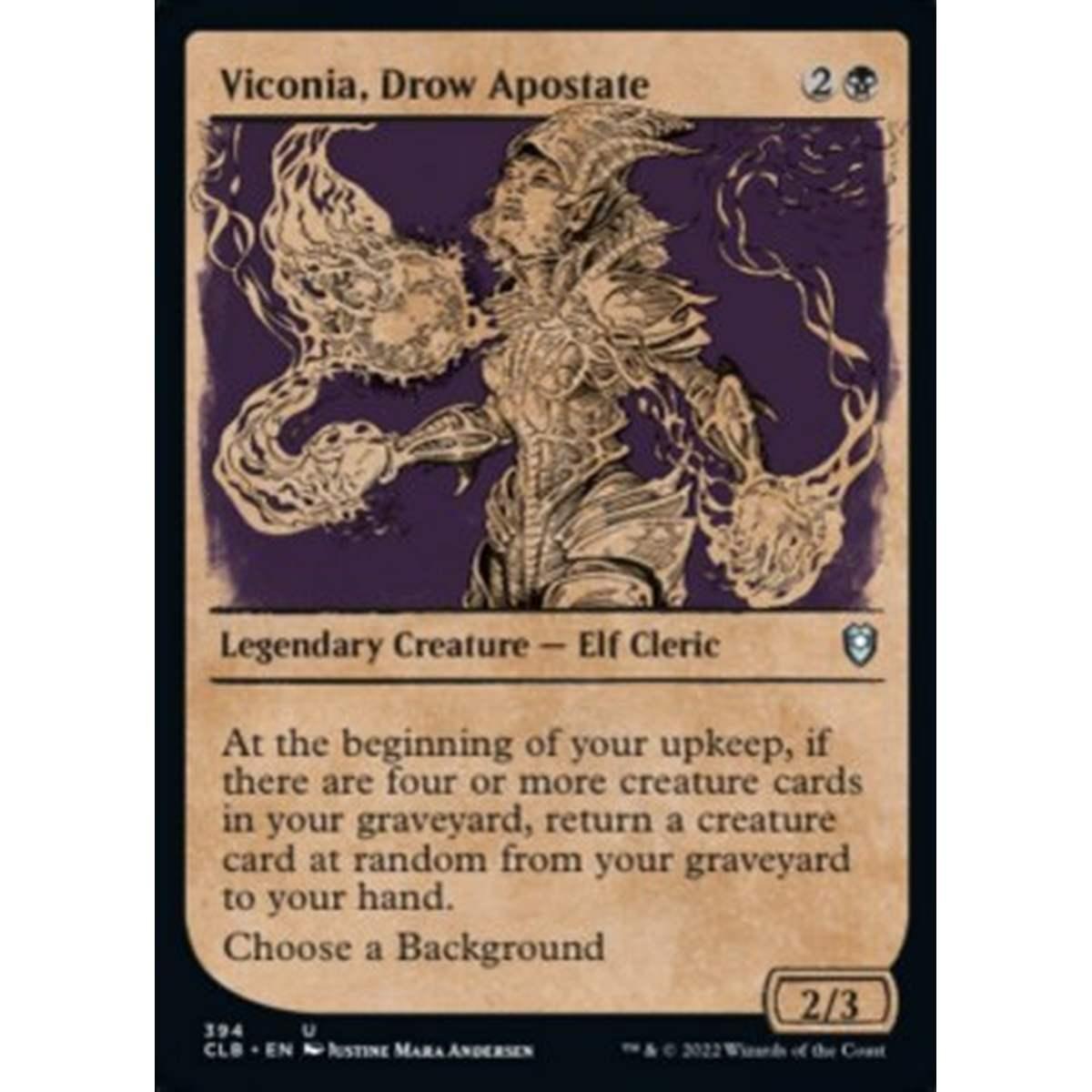 Viconia, Drow Apostate (V.2) - Viconia, Drow Apostata (V.2) - [XCLB] [NM]
