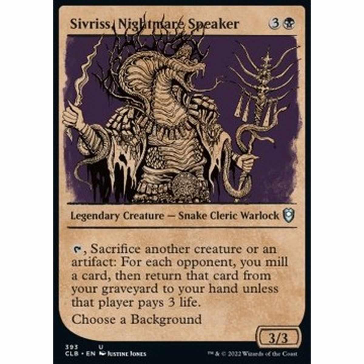 Sivriss, Nightmare Speaker (V.2) - Sivriss, Portavoce degli Incubi (V.2) - [XCLB] [NM]