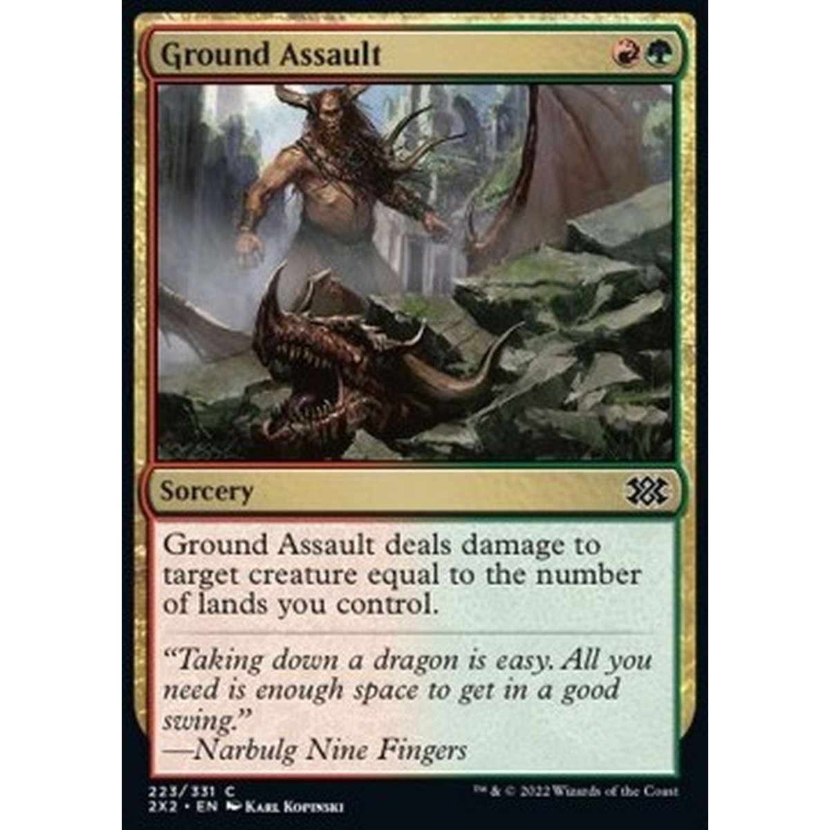 Ground Assault - Ground Assault - [2X2] [NM] [Foil]