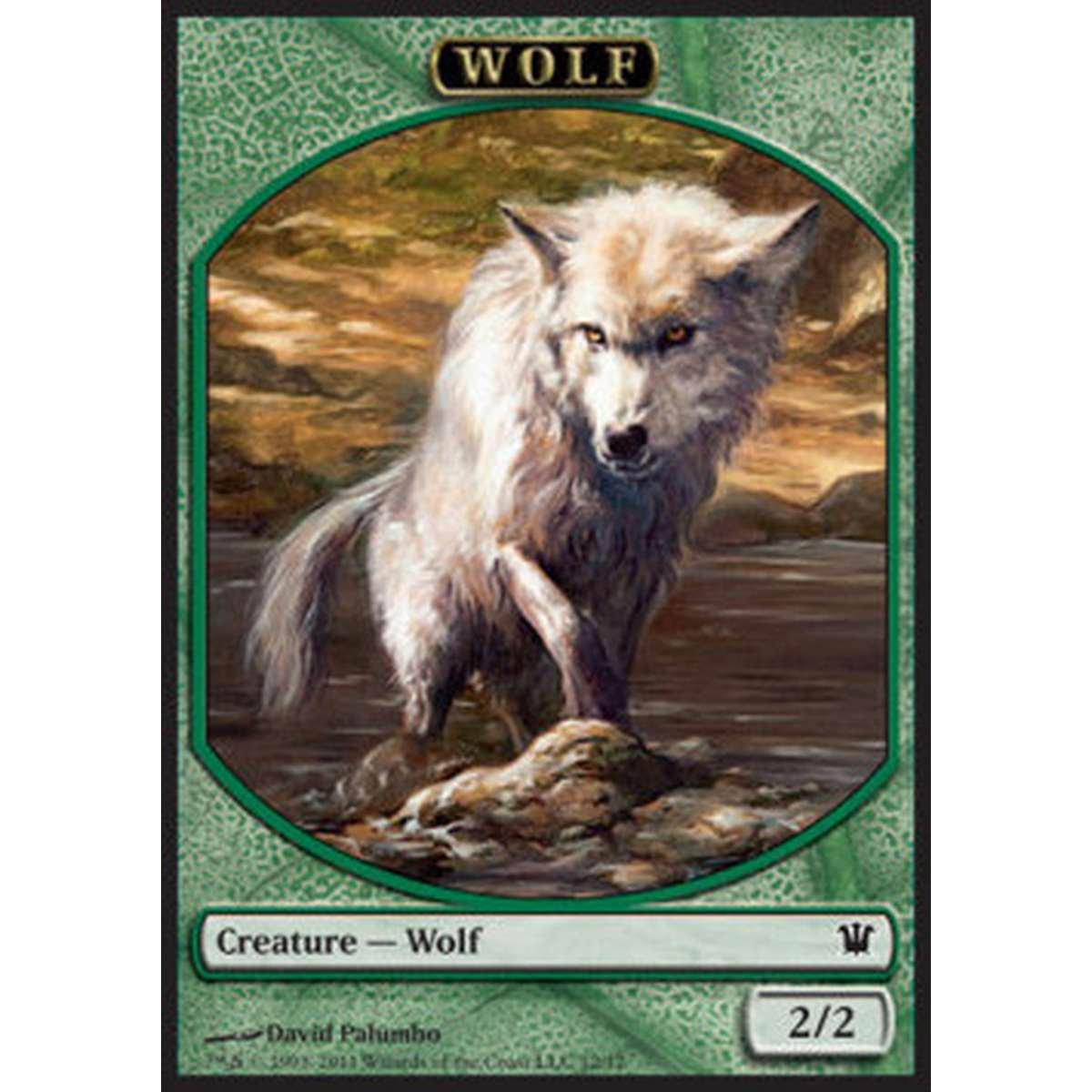 Wolf Token (Green 2/2) - Wolf Token (Green 2/2) - [ISD] [NM]