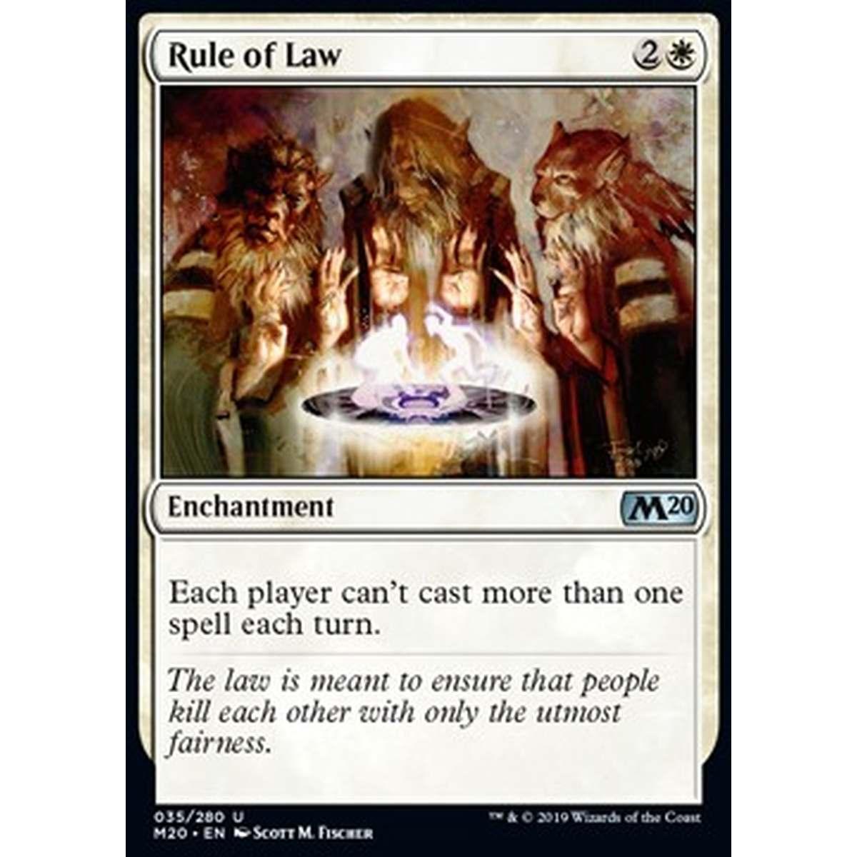Rule of Law - Regola della Legge - [M20] [NM]