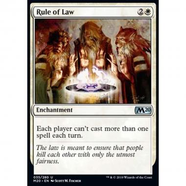 Rule of Law - Regola della Legge - [M20] [NM]