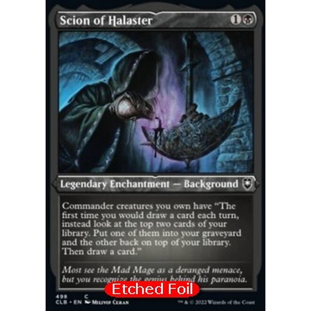 Scion of Halaster (V.1) - Erede di Halaster (V.1) - [XCLB] [NM] [Foil]