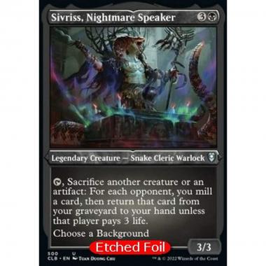 Sivriss, Nightmare Speaker (V.1) - Sivriss, Nightmare Speaker (V.1) - [XCLB] [NM] [Foil]