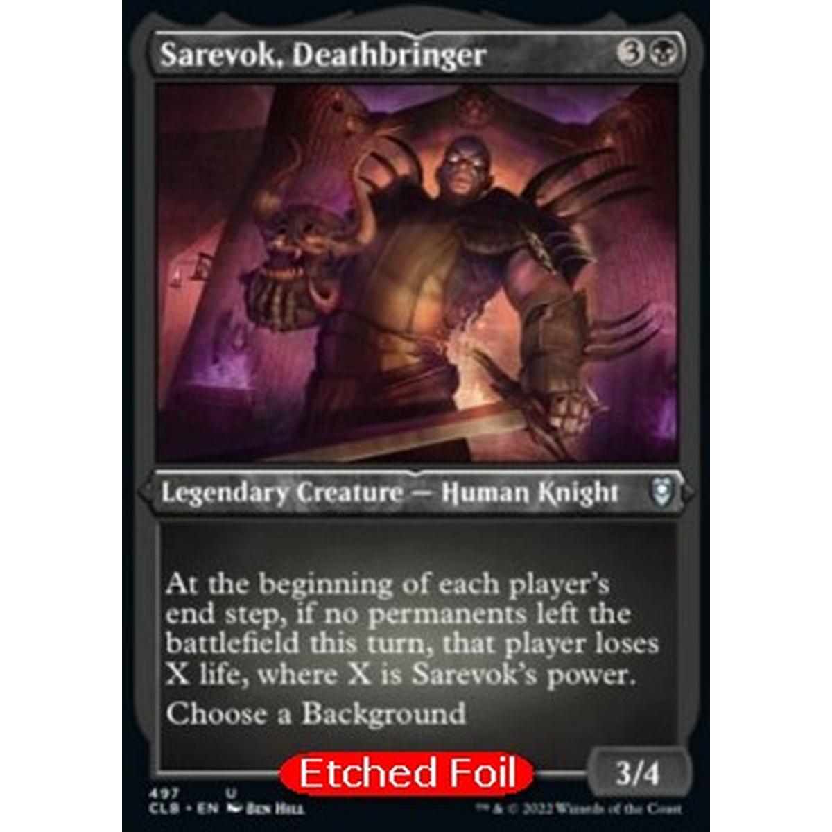 Sarevok, Deathbringer (V.1) - Sarevok, Deathbringer (V.1) - [XCLB] [NM] [Foil]