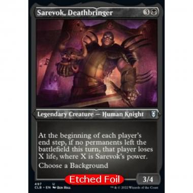 Sarevok, Deathbringer (V.1) - Sarevok, Deathbringer (V.1) - [XCLB] [NM] [Foil]