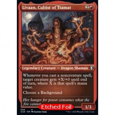 Livaan, Cultist of Tiamat (V.1) - Livaan, Cultist of Tiamat (V.1) - [XCLB] [NM] [Foil]