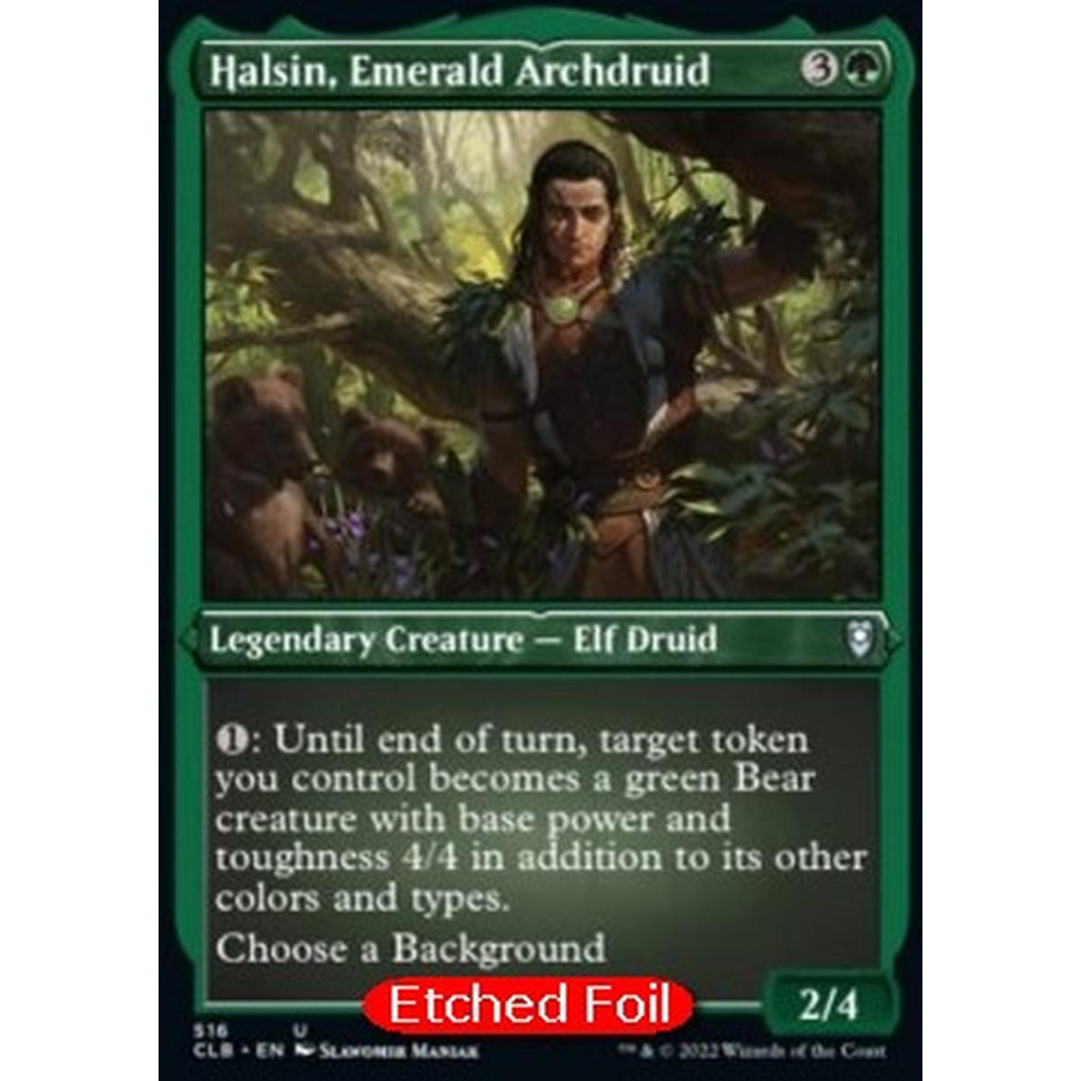 Halsin, Emerald Archdruid (V.1) - Halsin, Emerald Archdruid (V.1) - [XCLB] [NM] [Foil]
