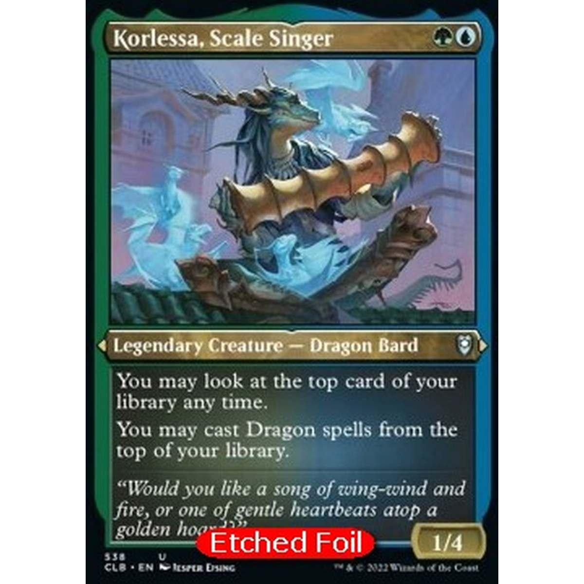 Korlessa, Scale Singer (V.1) - Korlessa, Scale Singer (V.1) - [XCLB] [NM] [Foil]