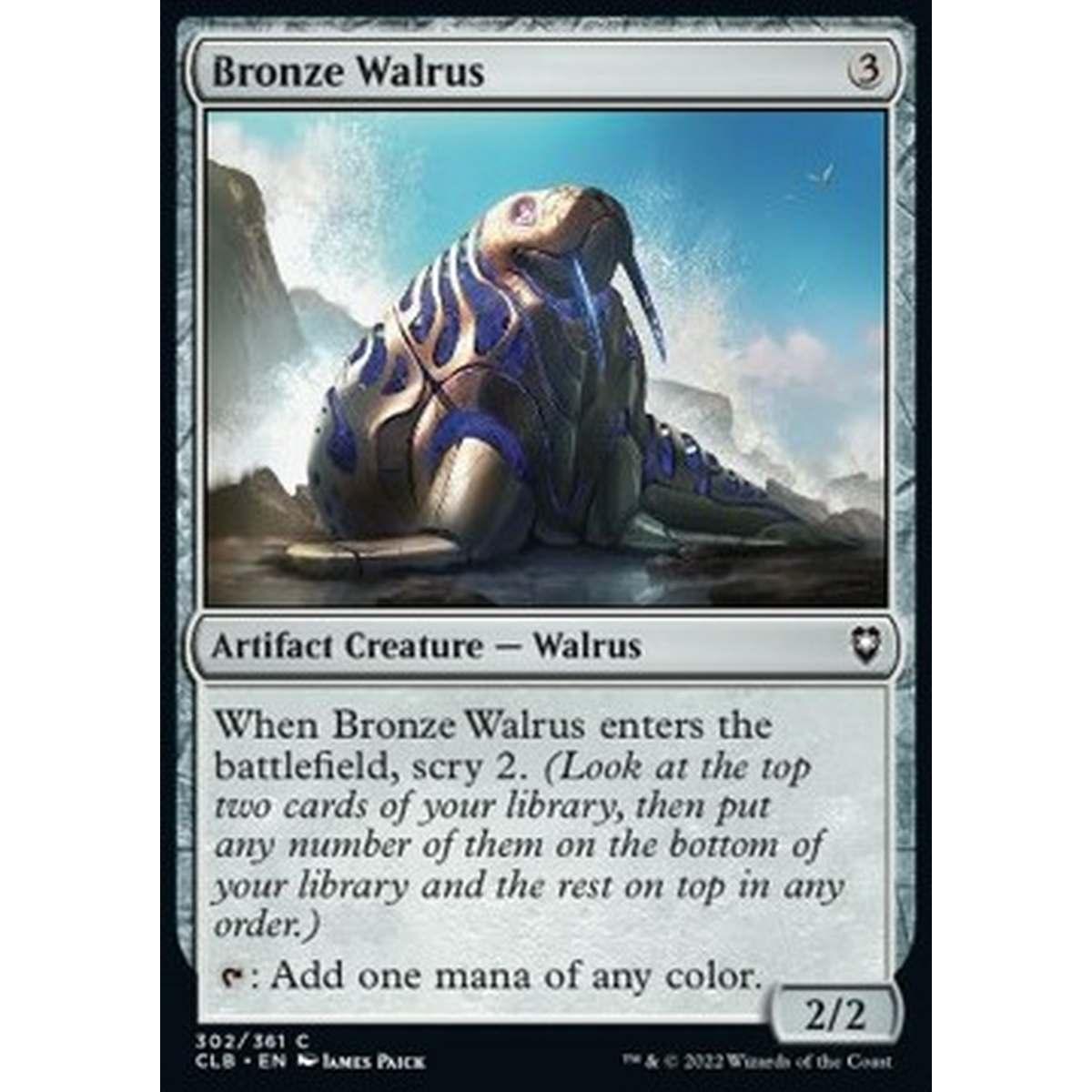 Bronze Walrus - Bronze Walrus - [CLB] [NM] [Foil]