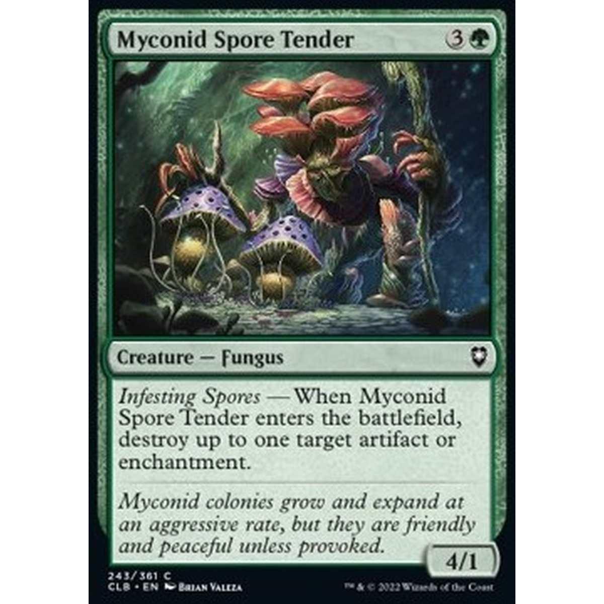 Myconid Spore Tender - Myconid Spore Tender - [CLB] [NM] [Foil]
