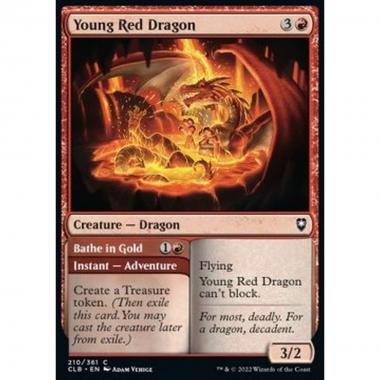 Young Red Dragon // Bathe in Gold - Young Red Dragon // Bathe in Gold - [CLB] [NM] [Foil]