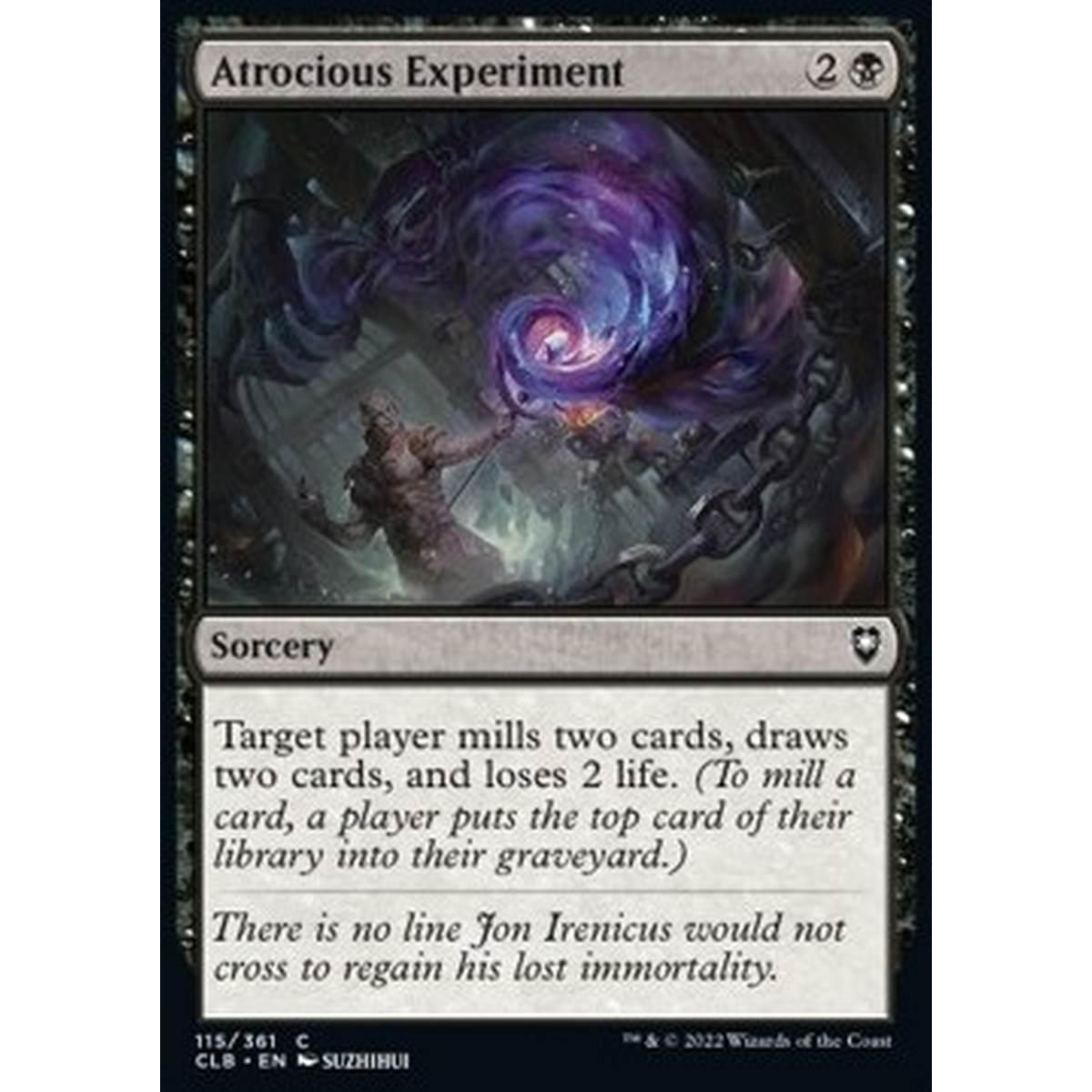 Atrocious Experiment - Atrocious Experiment - [CLB] [NM] [Foil]