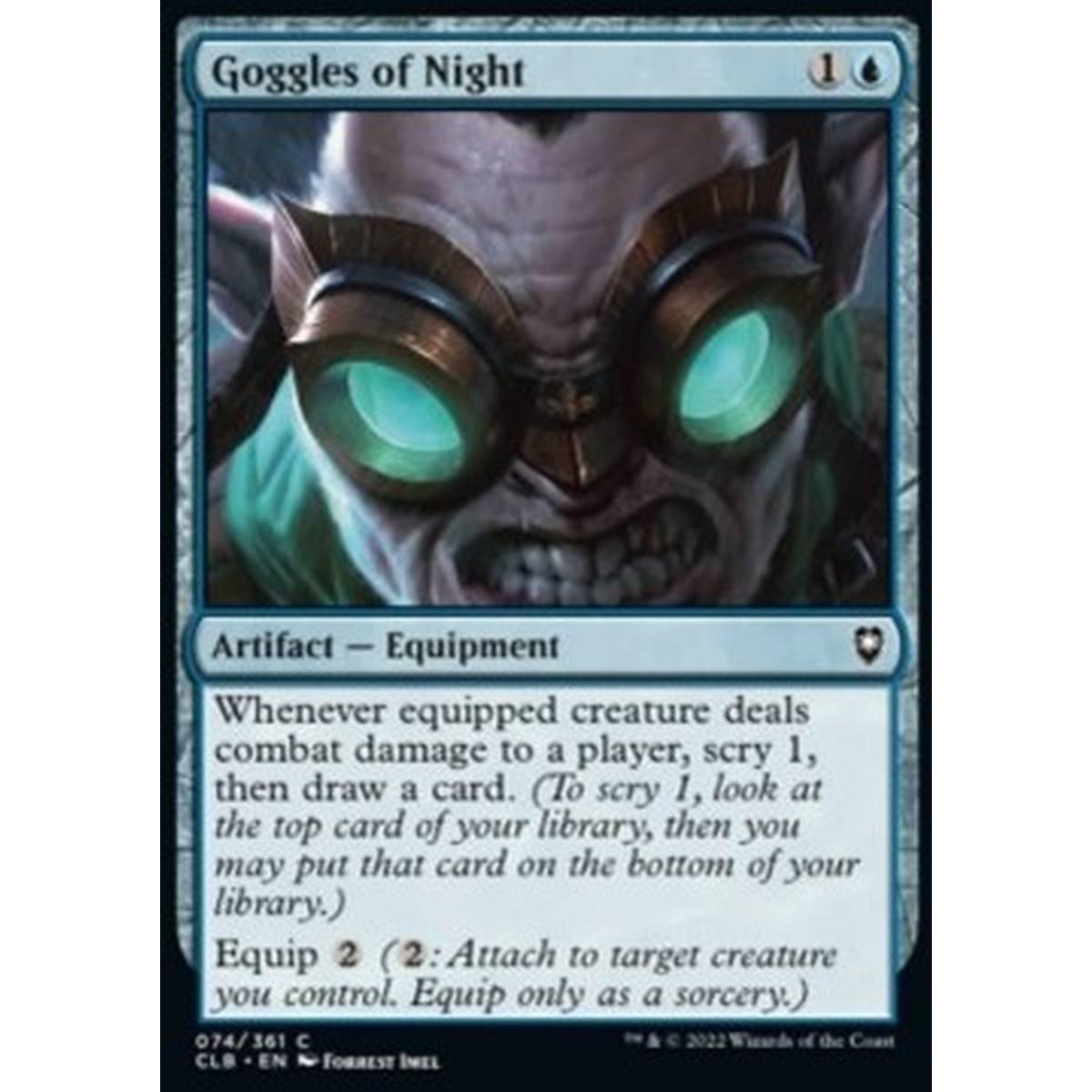 Goggles of Night - Goggles of Night - [CLB] [NM] [Foil]