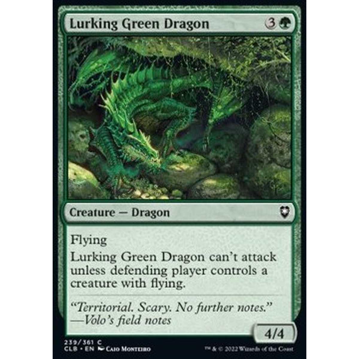 Lurking Green Dragon - Drago Verde in Agguato - [CLB] [NM] [Foil]
