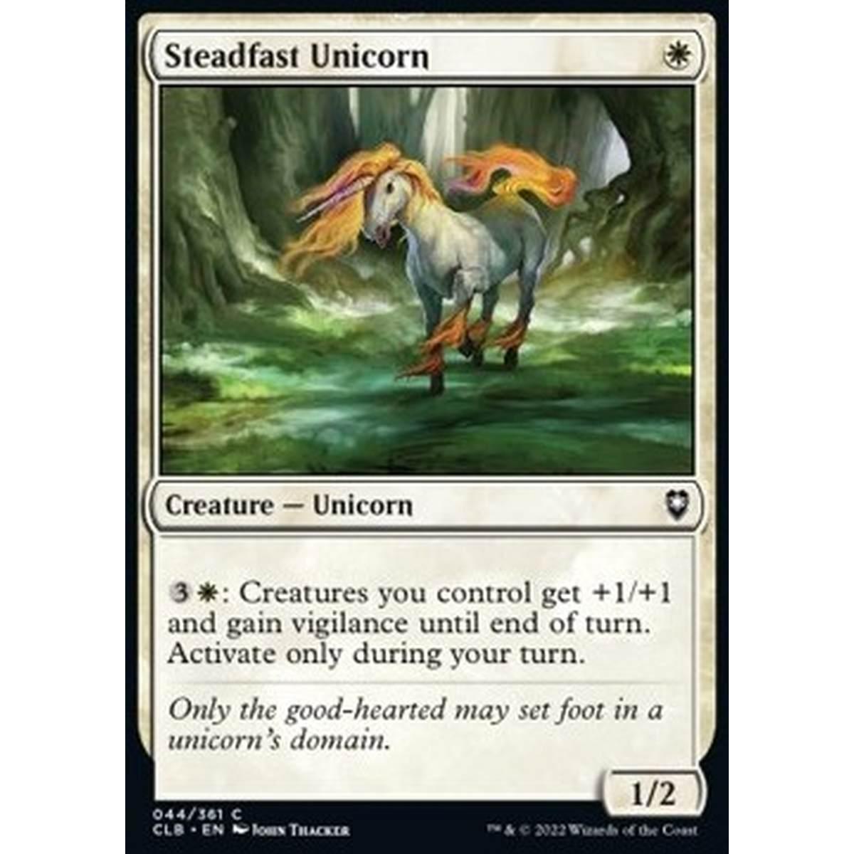 Steadfast Unicorn - Unicorno Risoluto - [CLB] [NM] [Foil]
