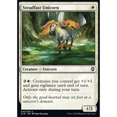 Steadfast Unicorn - Unicorno Risoluto - [CLB] [NM] [Foil]