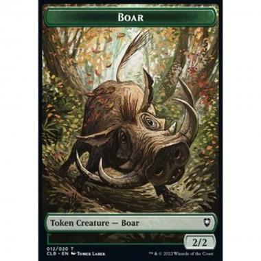 Boar Token (G 2/2) // Ogre Token (R 3/3) - Boar Token (G 2/2) // Ogre Token (R 3/3) - [XCLB] [NM]