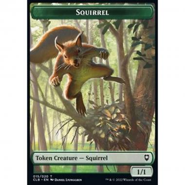 Squirrel Token (Green 1/1) - Squirrel Token (Green 1/1) - [XCLB] [NM]