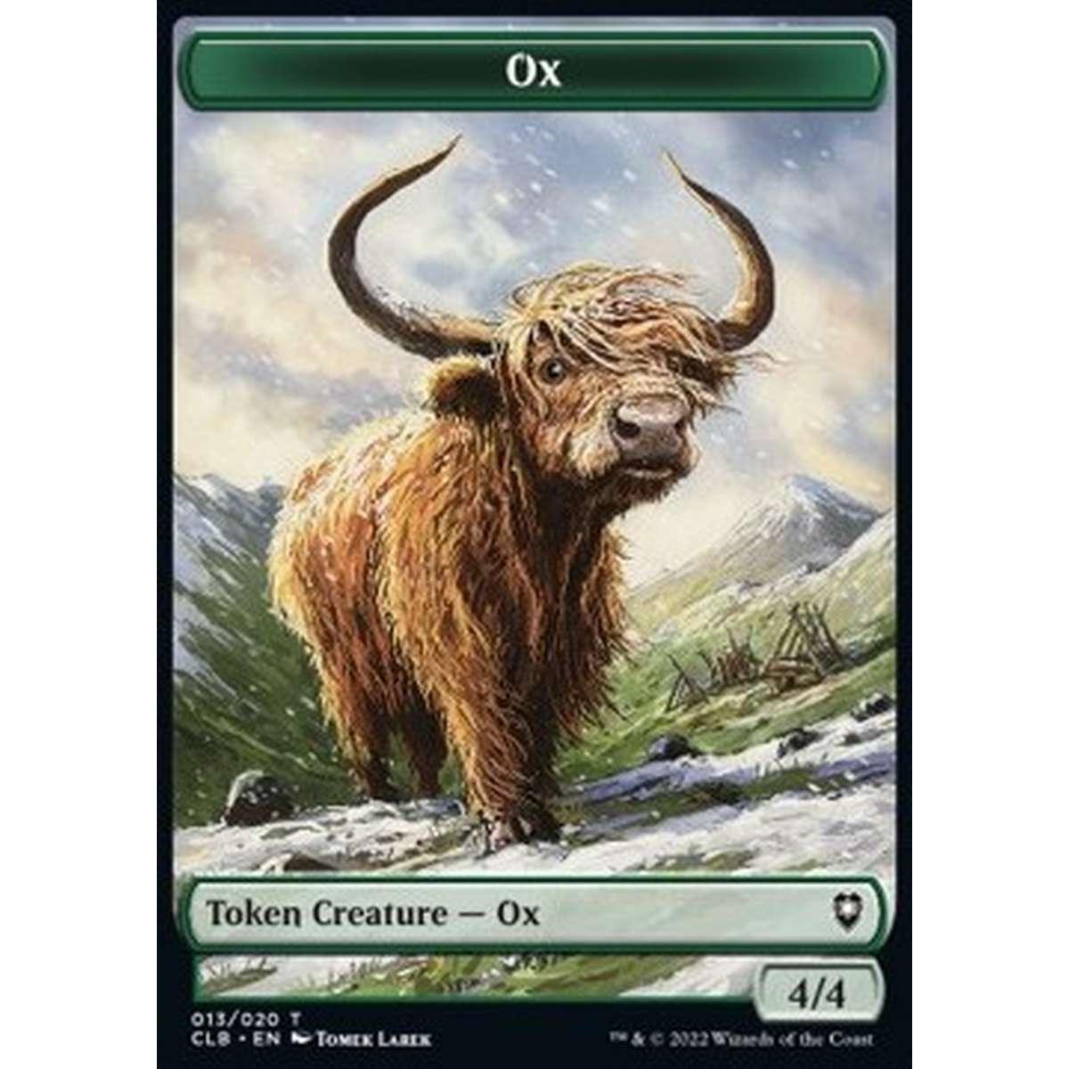Ox Token (Green 4/4) - Ox Token (Green 4/4) - [XCLB] [NM]
