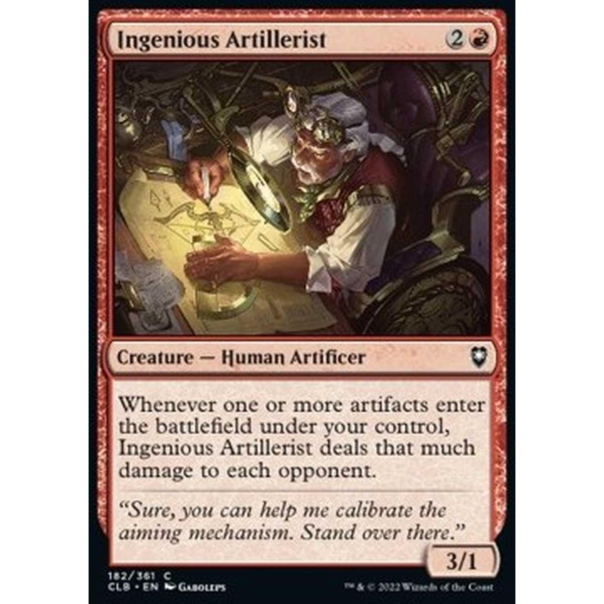 Ingenious Artillerist - Artigliere Ingegnoso - [CLB] [NM]