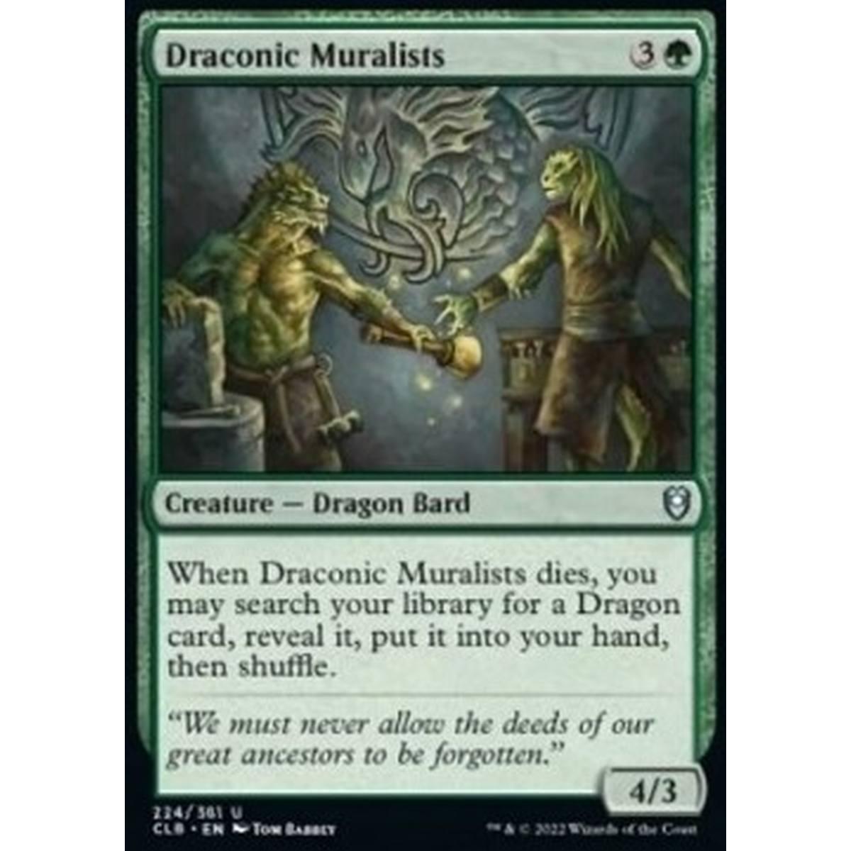 Draconic Muralists - Muralisti Draconici - [CLB] [NM]