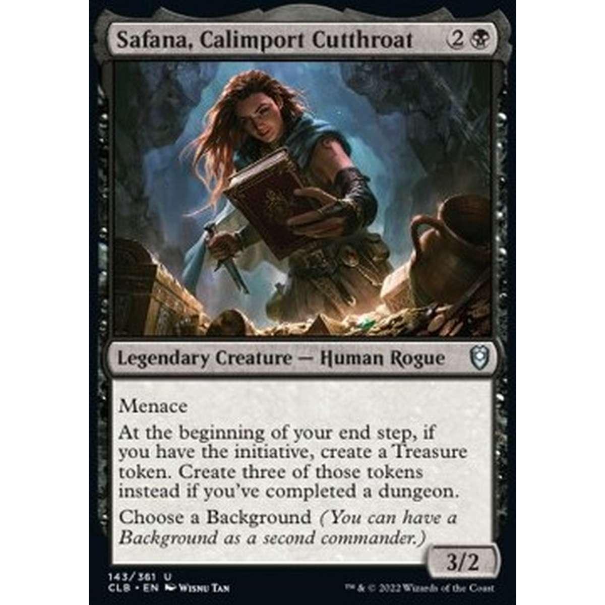 Safana, Calimport Cutthroat - Safana, Tagliagole di Calimport - [CLB] [NM]