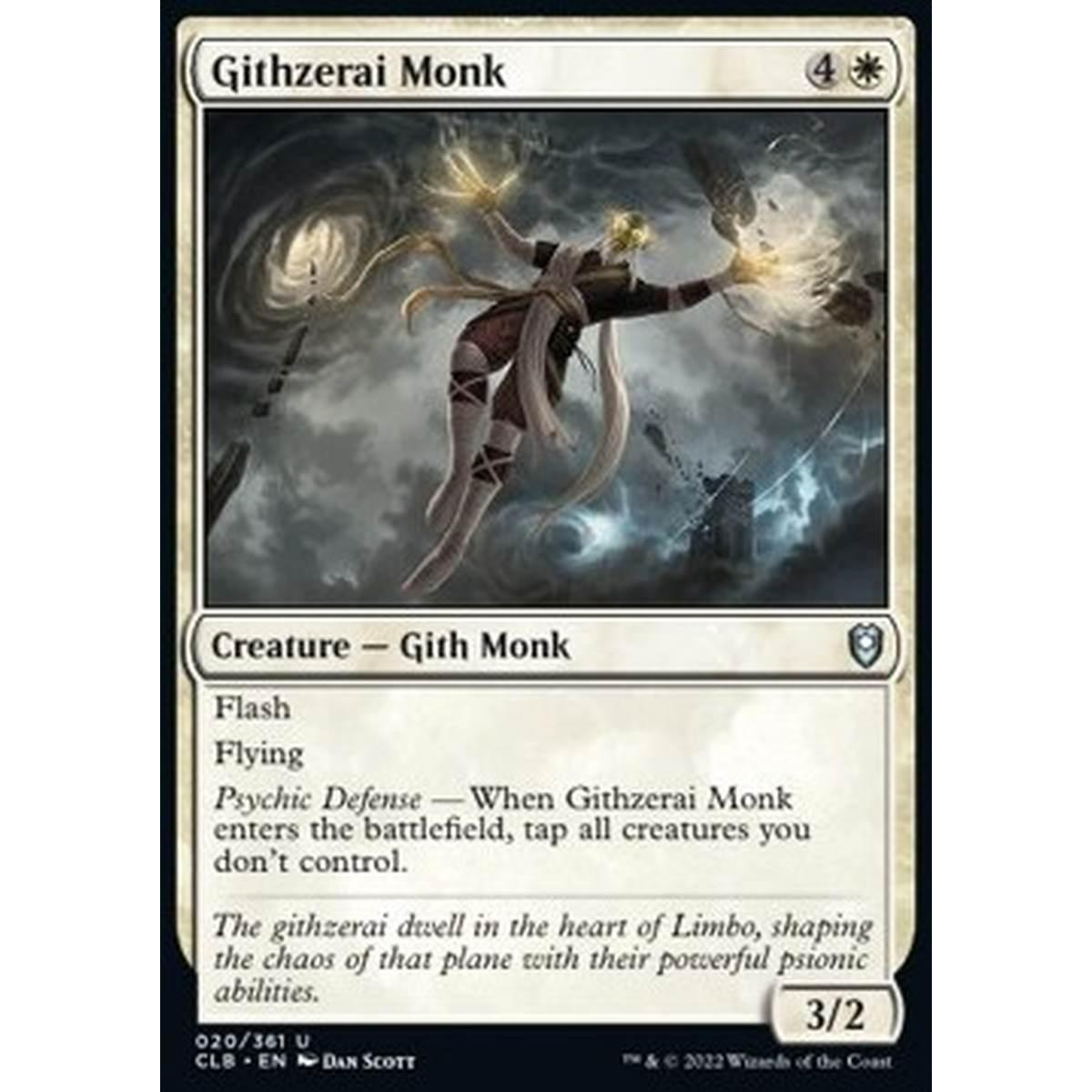 Githzerai Monk - Githzerai Monaco - [CLB] [NM]
