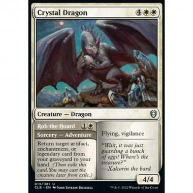 Crystal Dragon // Rob the Hoard - Drago di Cristallo // Rubare il Tesoro - [CLB] [NM]