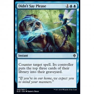 Didn't Say Please - Non Hai Detto ""Per Favore"" - [ELD] [NM]